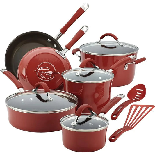 Nonstick Cookware Pots and Pans Set 12 Piece