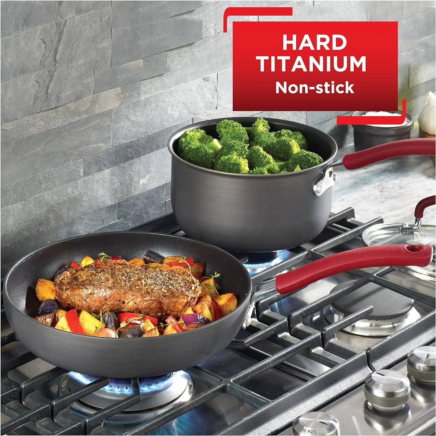 Ultimate Hard Anodized Nonstick Cookware12 Piece