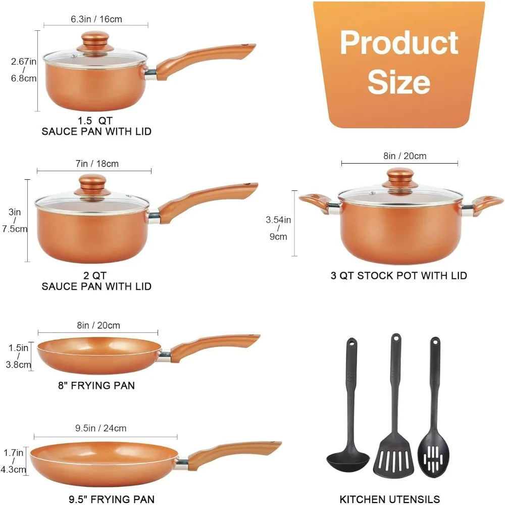 Ultra Nonstick Pots and Pans Set