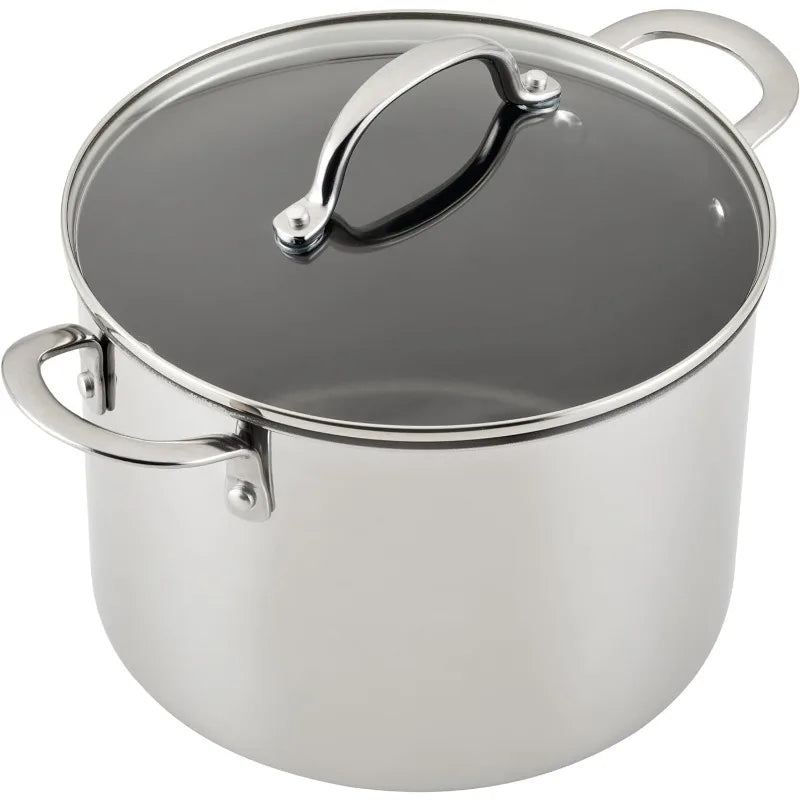 Stainless Steel Cookware Pots and Pans Set 10 Piece Farberware Millennium