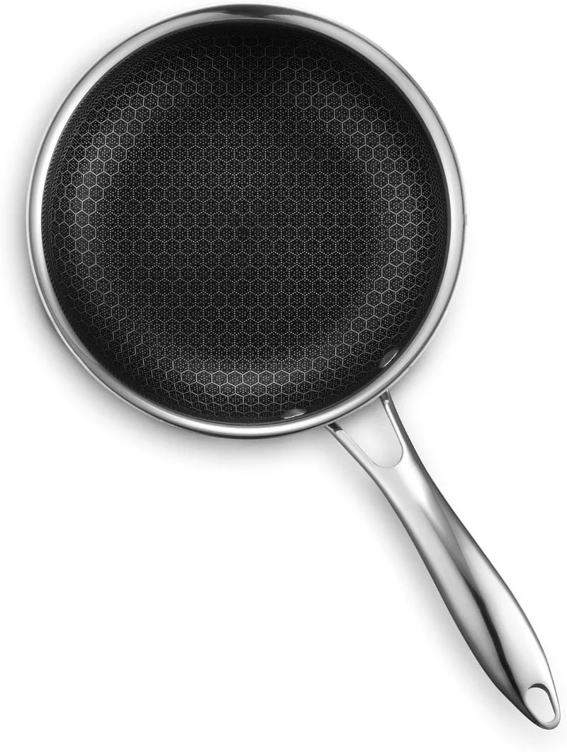 Hybrid Nonstick Frying Pan Stay-Cook Handle Dishwasher and Oven Safe