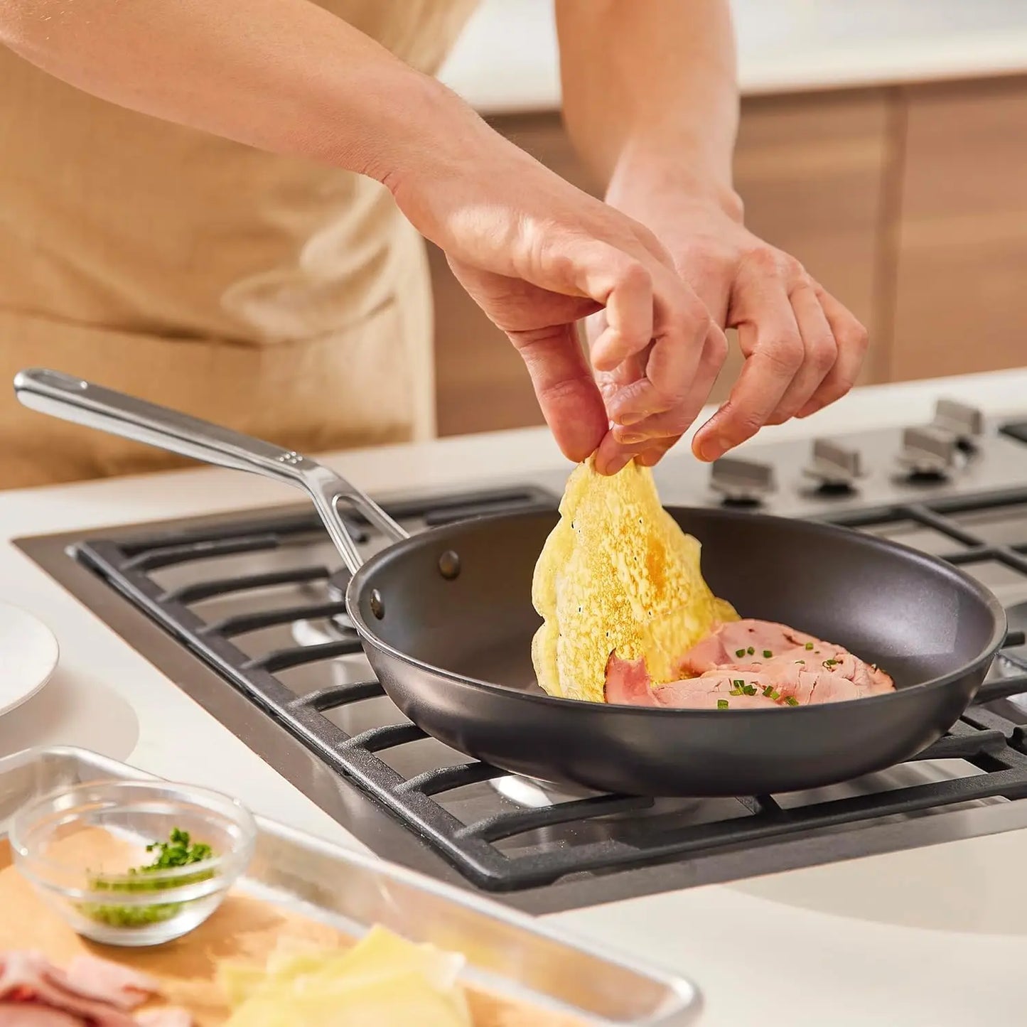 Nonstick Frying Pan Set Induction Ready