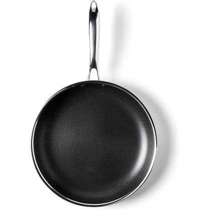 Hybrid Nonstick Frying Pans with Tempered Glass Lids 6-Piece