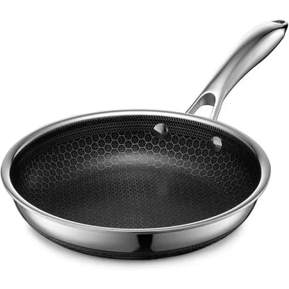 Hybrid Nonstick Frying Pan Stay-Cook Handle Dishwasher and Oven Safe