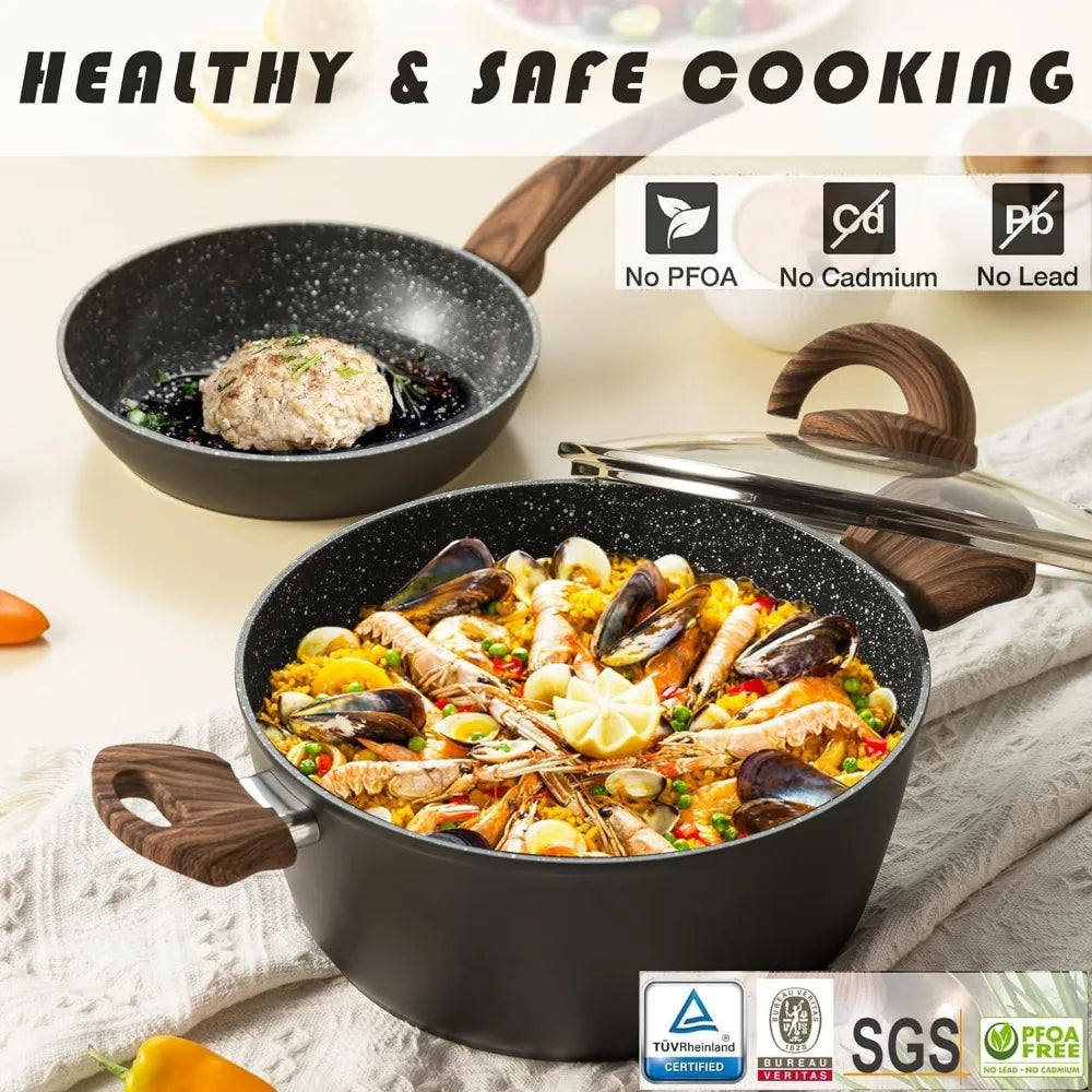 Non Stick Ceramic Cookware Set