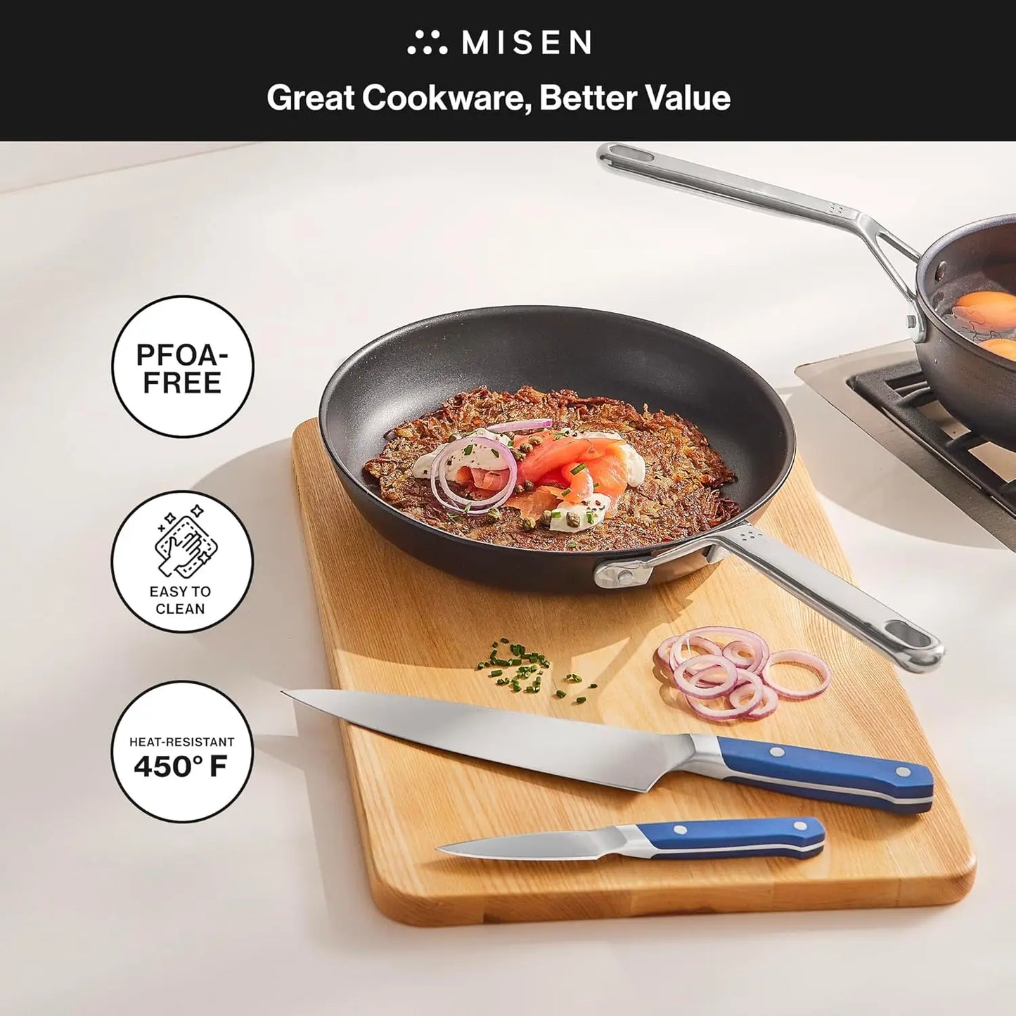 Nonstick Frying Pan Set Induction Ready