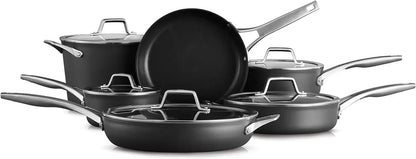 Nonstick Cookware 11-Piece Pots and Pans Set Premier Hard-Anodized