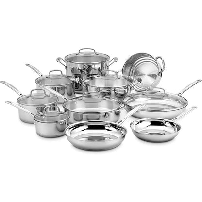 Cookware Set Chef's Classic Stainless Steel Collection 11-Piece