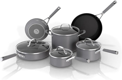 Comfort Grip 10-Piece Cookware Set Ninja Non Stick