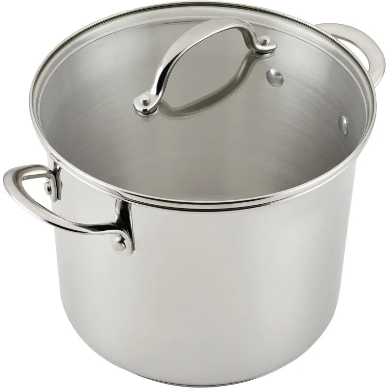 Stainless Steel Cookware Pots and Pans Set 10 Piece Farberware Millennium