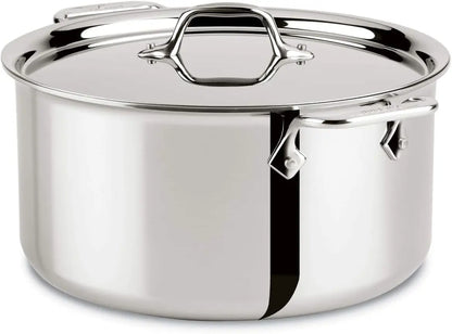 Stainless Steel Stockpot 3-Ply  6 Quart Induction